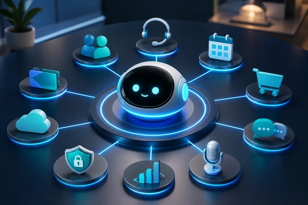 What features and integrations should a small business compare when choosing a chatbot platform?